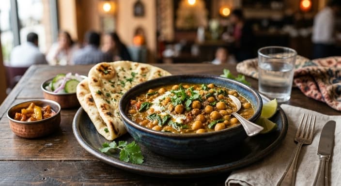 Indian Chickpea Spinach Curry (Quick)