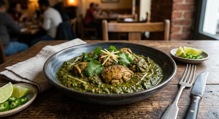 Indian Low-Carb Chicken Saag-Style (Spinach) Without Dairy