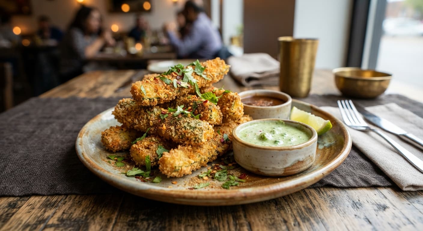Indian‑Spiced Paneer‑Free Zucchini Fries