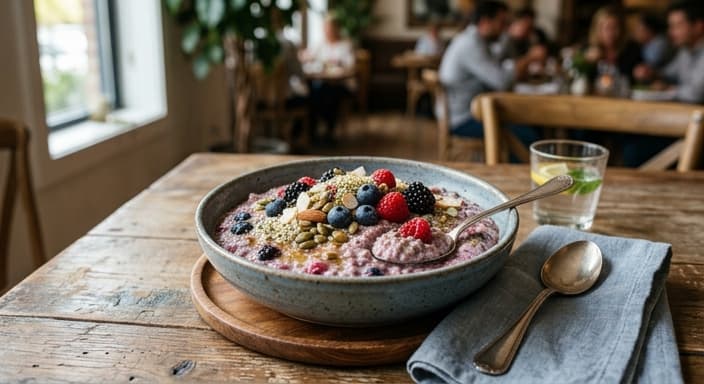 Innovative Skincare Clinical: Berry-Chia Overnight Oats