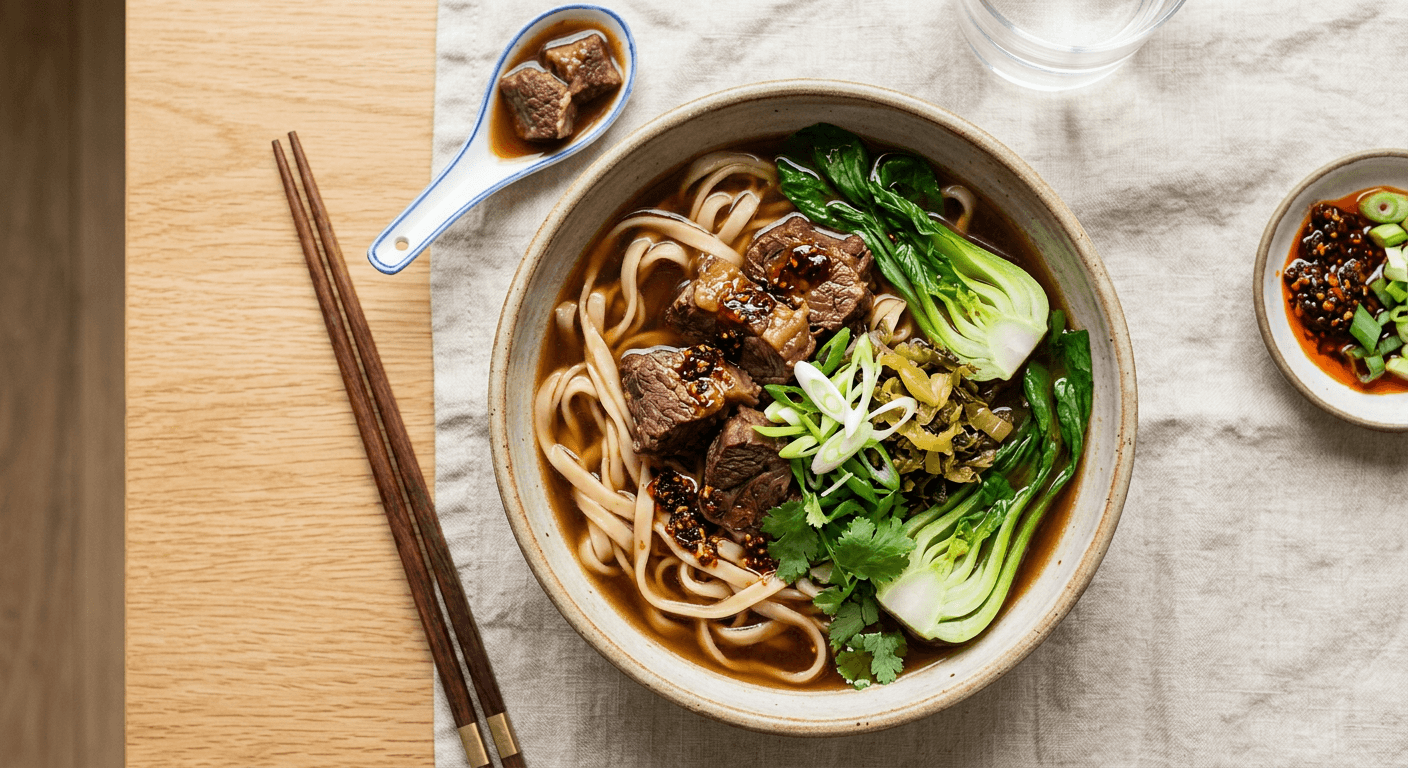 Instant Pot Taiwanese Beef Noodle Soup