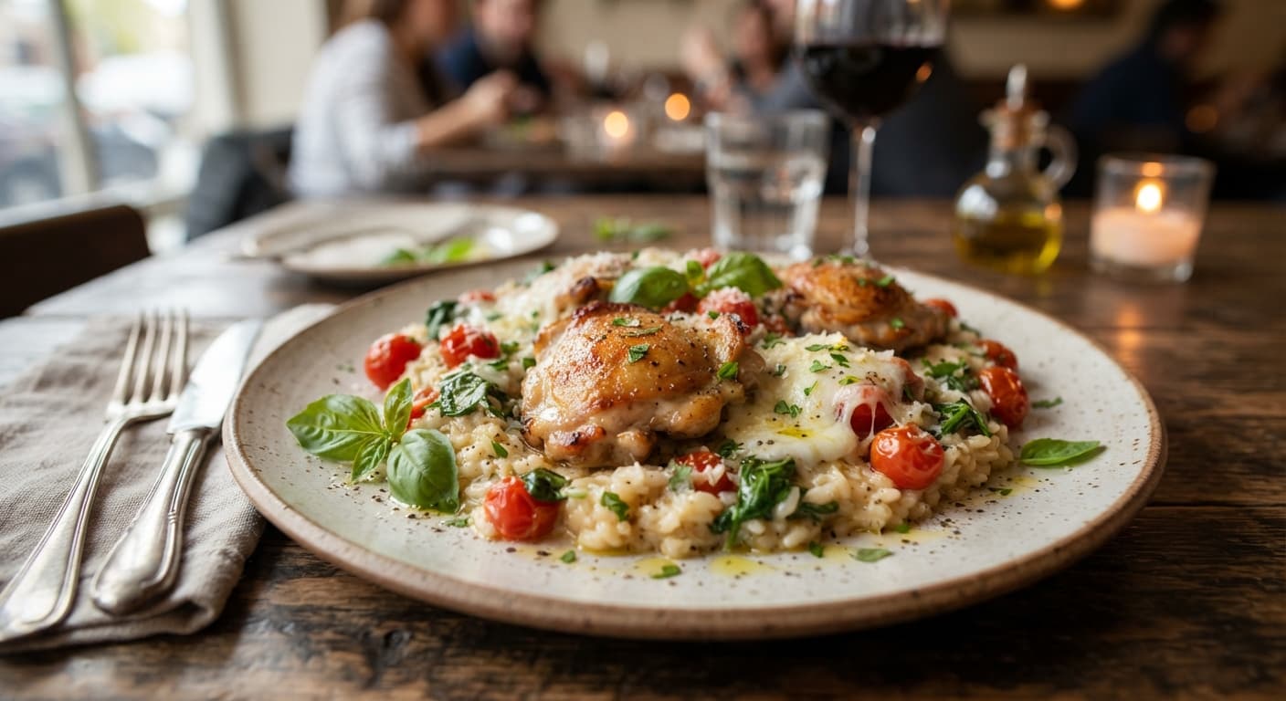 Italian Chicken and Rice Skillet