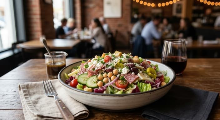 Italian Chopped Salad with Balsamic Vinaigrette