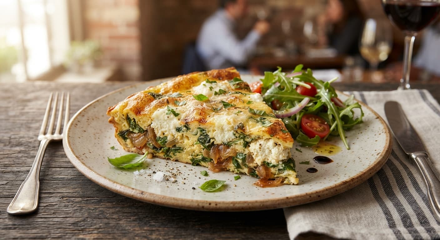 Italian Spinach and Ricotta Frittata