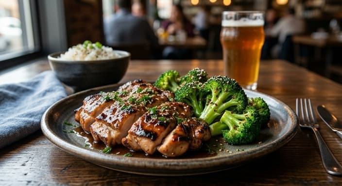 Italian-Style Teriyaki Chicken with Sesame Broccoli