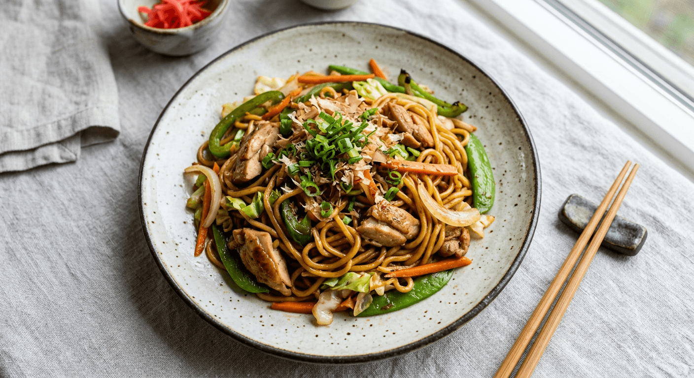 Japanese Chicken And Vegetable Yakisoba Sesame And Nut Free 1771028260242 Whsl