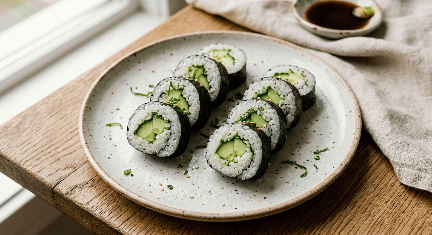 Japanese Cucumber Rolls With Seasoned Rice And Shiso 1771822928713 Oazj