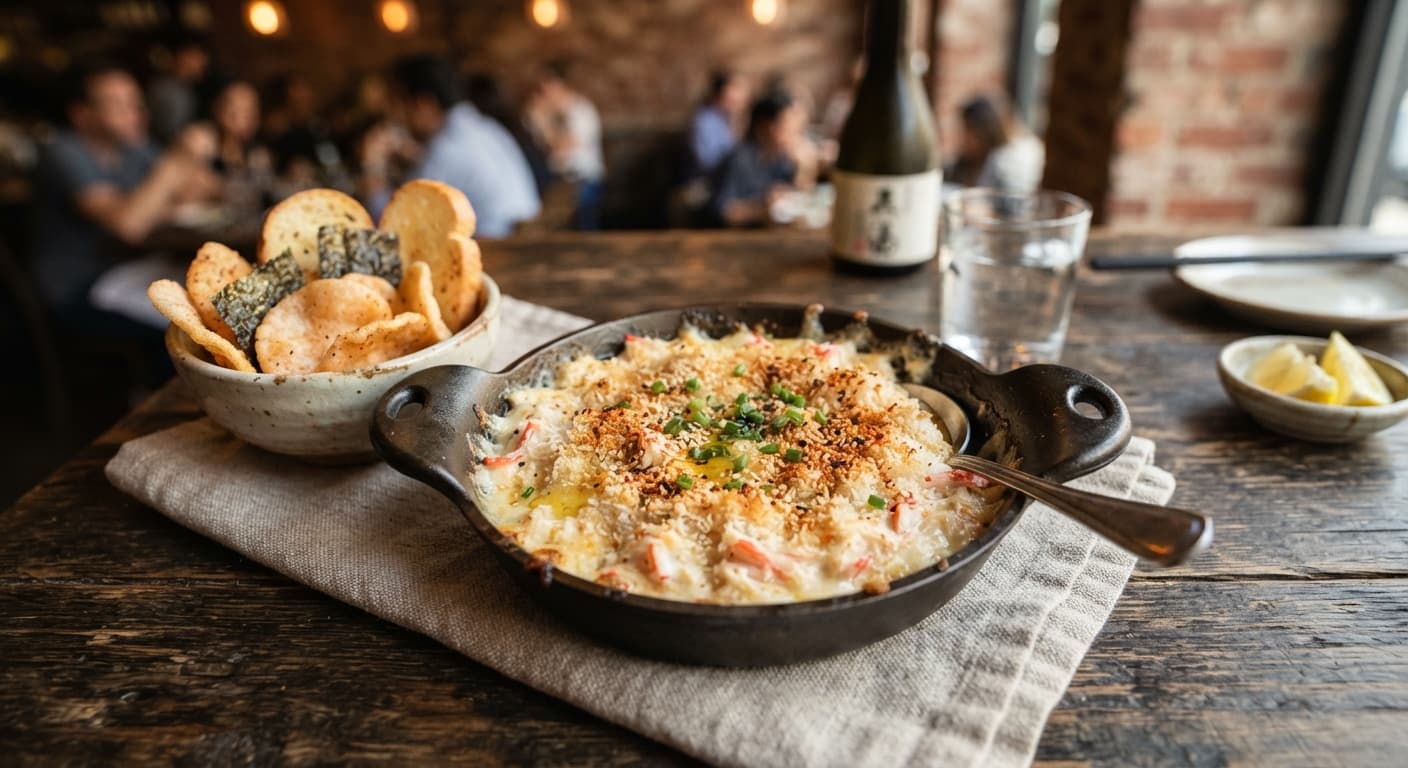 Japanese Miso‑Butter Imitation Crab Dip