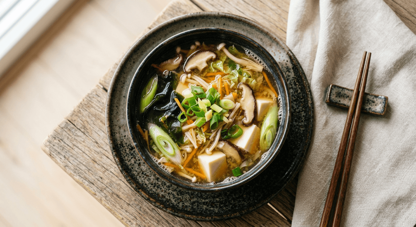 Japanese Miso Soup With Tofu And Vegetables No Shellfish No Sesame 1771028723101 N2oc