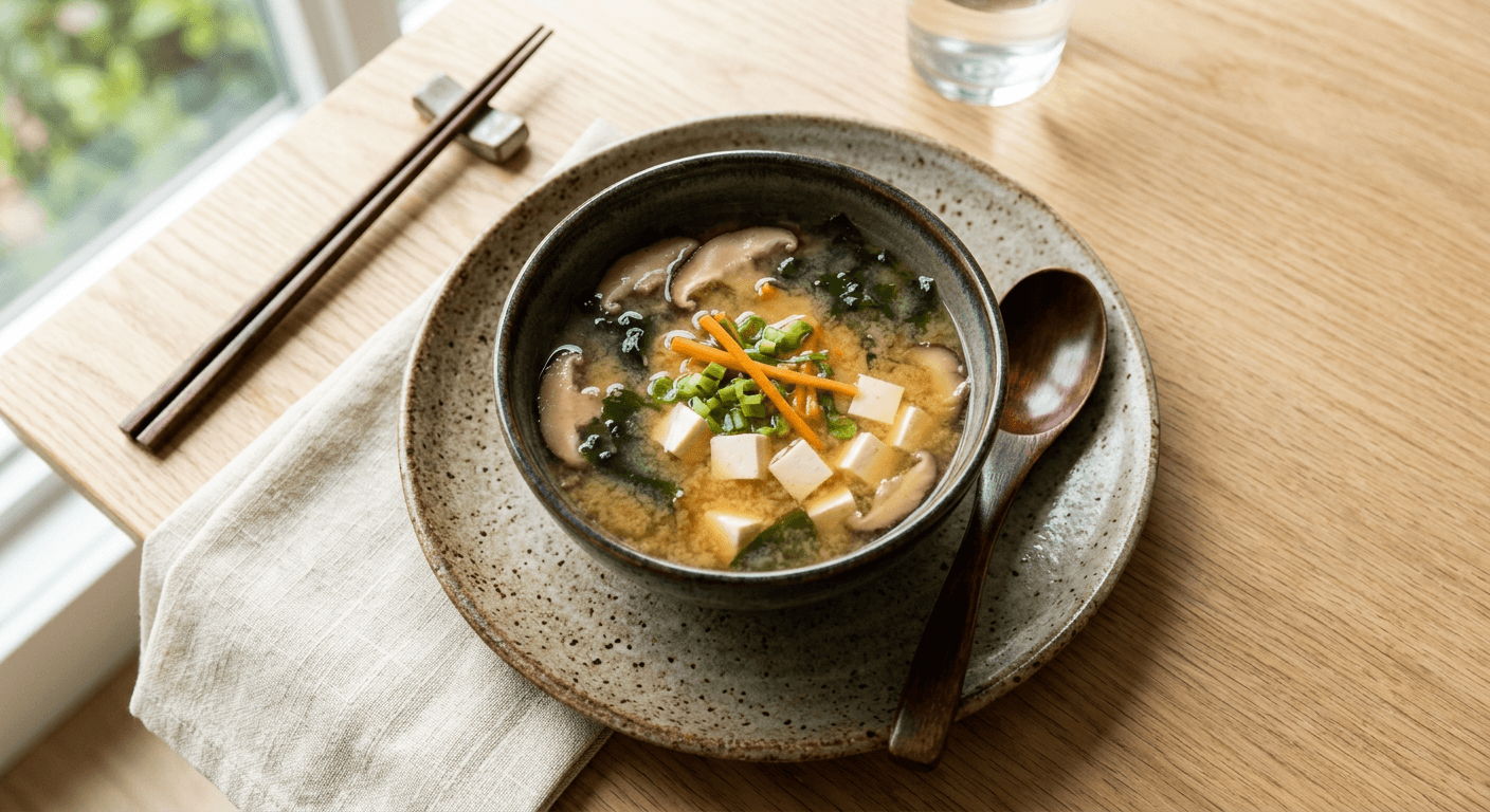 Japanese Miso Soup With Tofu And Vegetables No Shellfish No Sesame 1771030368595 E4n9