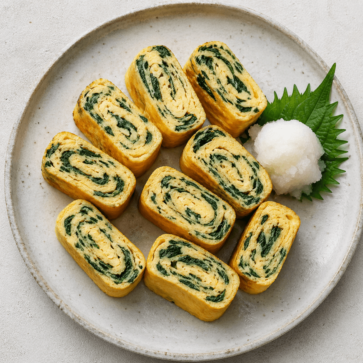 Japanese Spinach Tamagoyaki-Style Omelet Bites (Low-Carb)