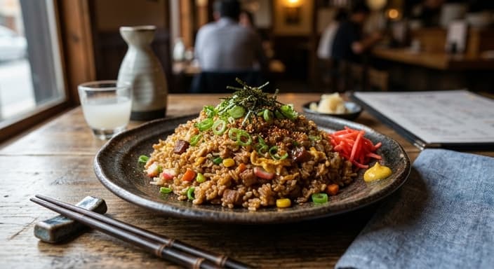 Japanese-Style Fried Rice (Shoyu)