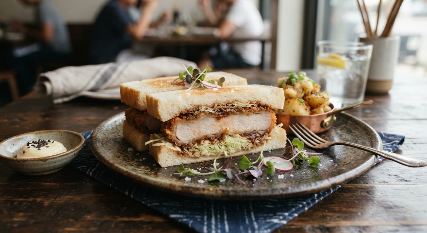 Katsu Sando with Homemade Milk Bread