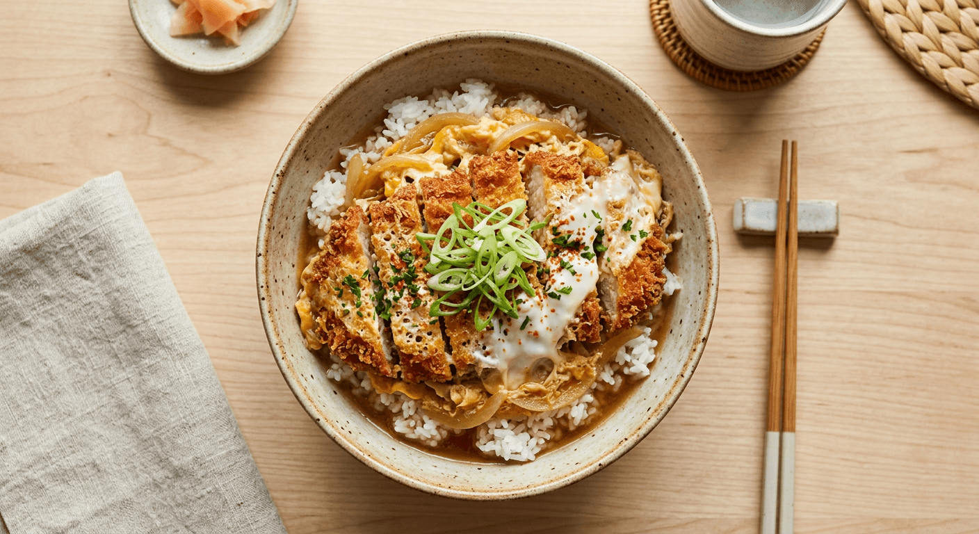 Katsudon (Tonkatsu Rice Bowl)