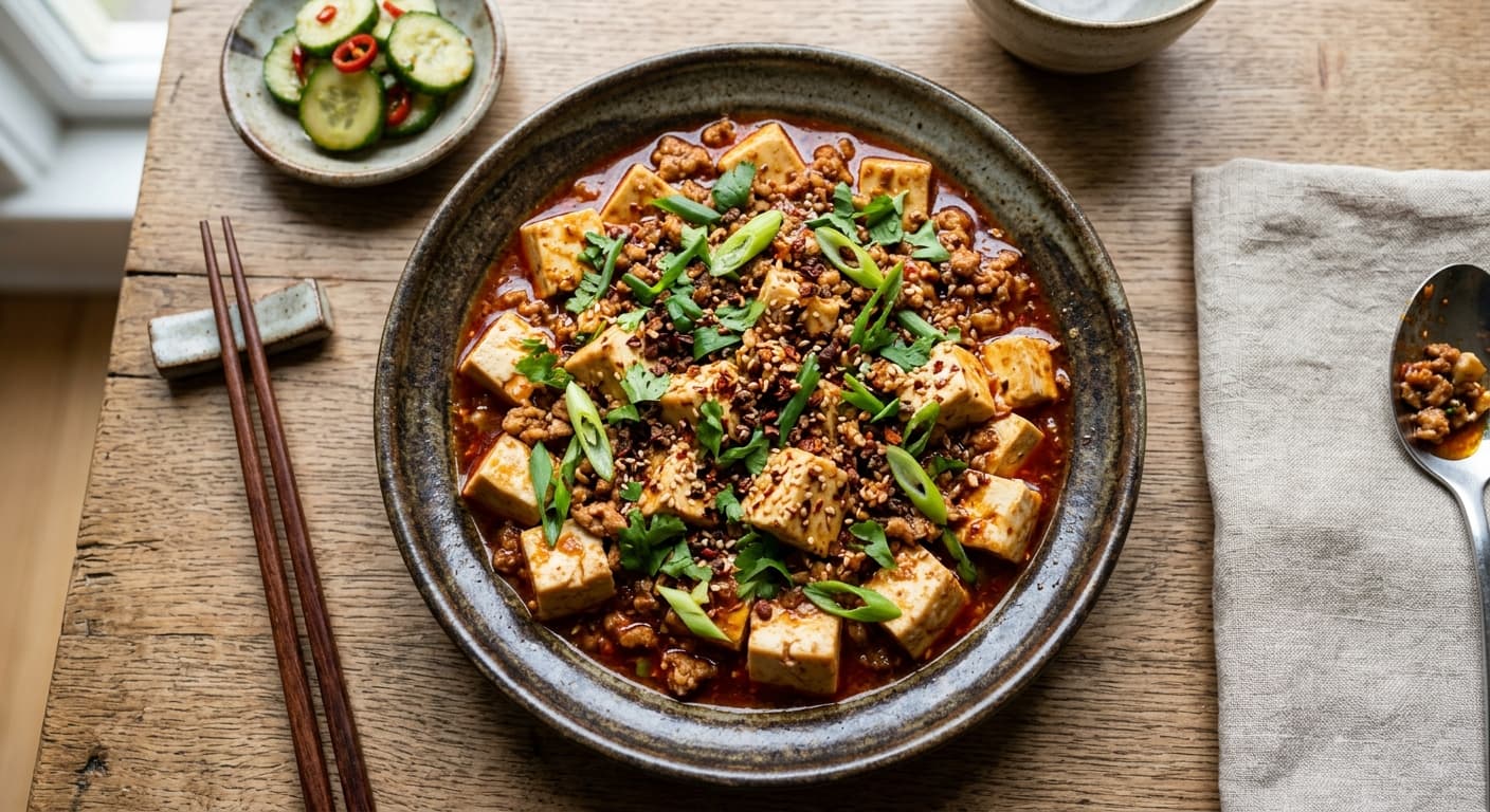Keto Mapo Tofu with Minced Pork