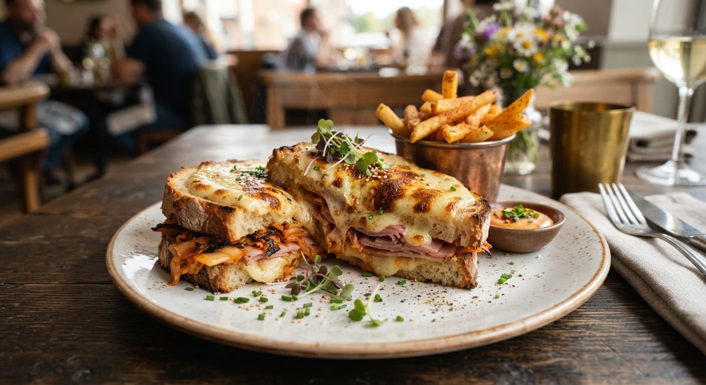 Kimchi Croque Monsieur