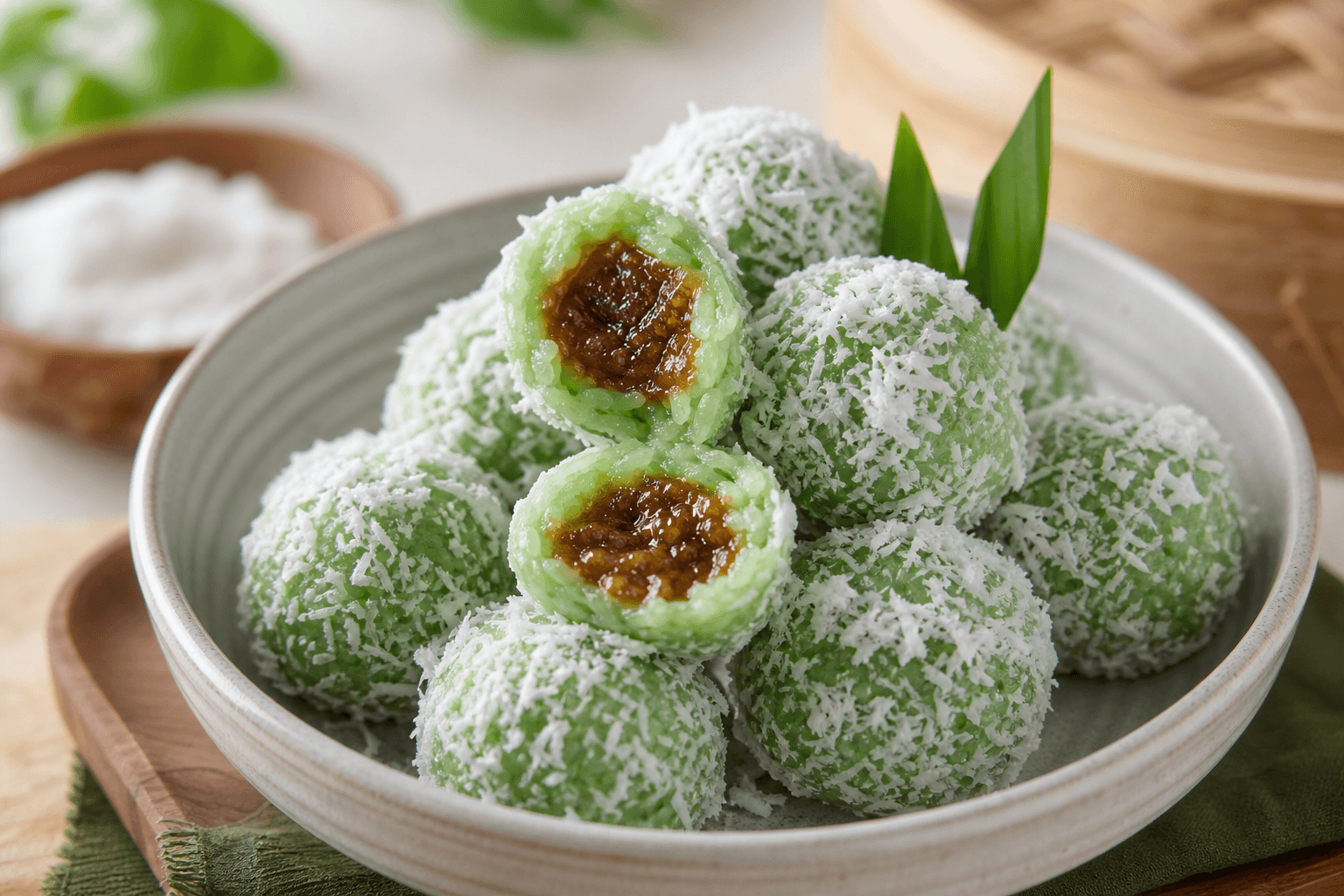 Klepon-Inspired Sweet Rice Balls (Easy Version)