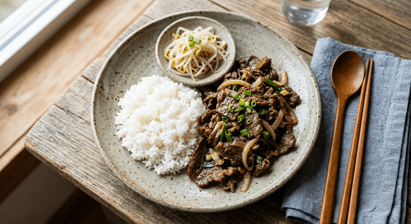 Korean Bulgogi Beef With Rice Soy Only No Sesame Oil 1771028723030 X38z