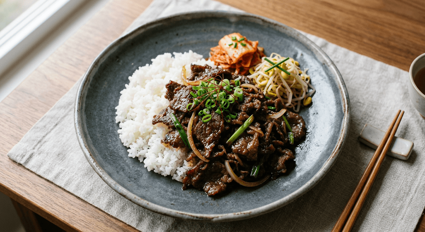Korean Bulgogi Beef With Rice Soy Only No Sesame Oil 1771028723030 X38z