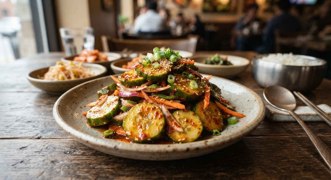 Korean Cucumber Side Dish (Oi Muchim)