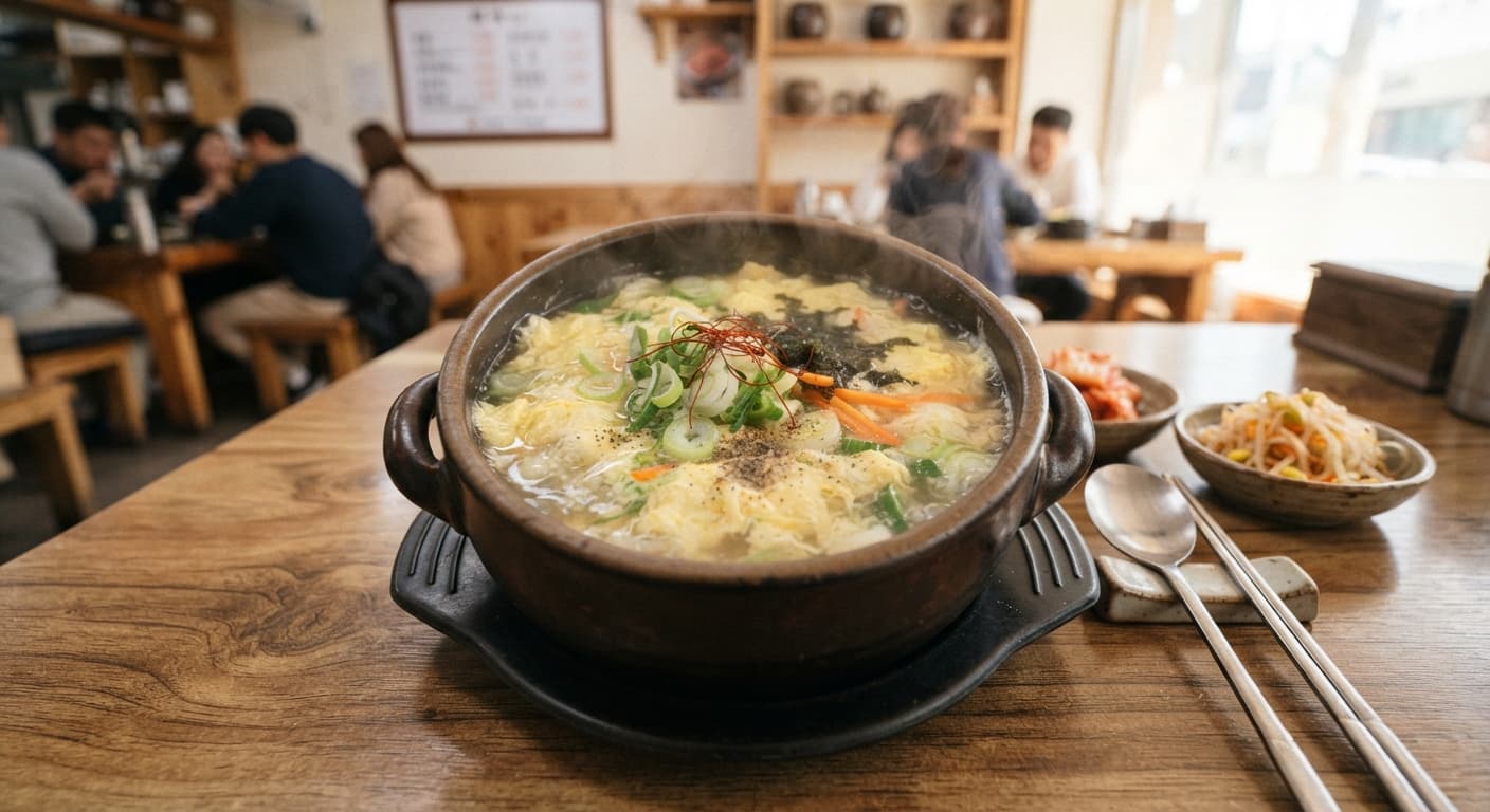 Korean Egg Roll Soup (Gyeran Tang)
