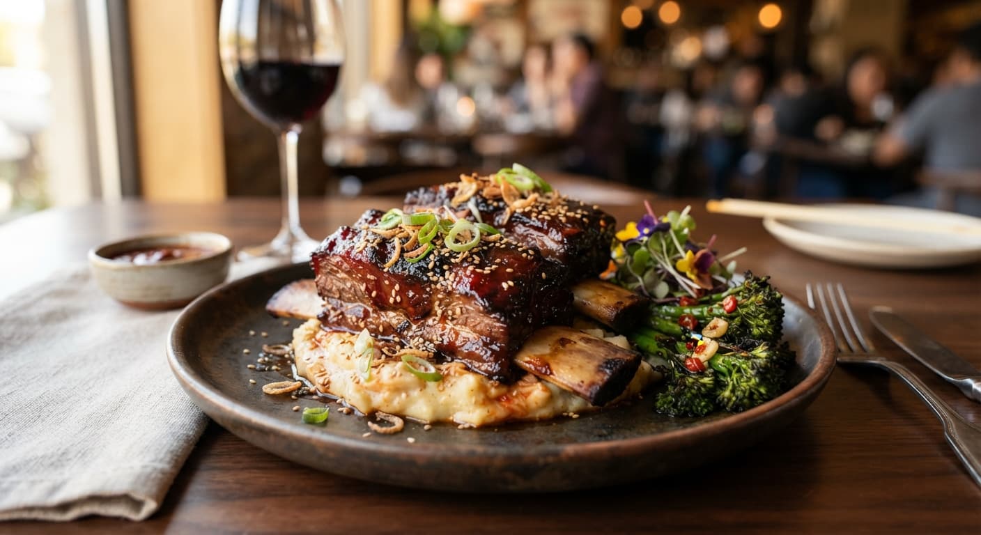 Korean‑Fusion Char Siu Beef Short Ribs