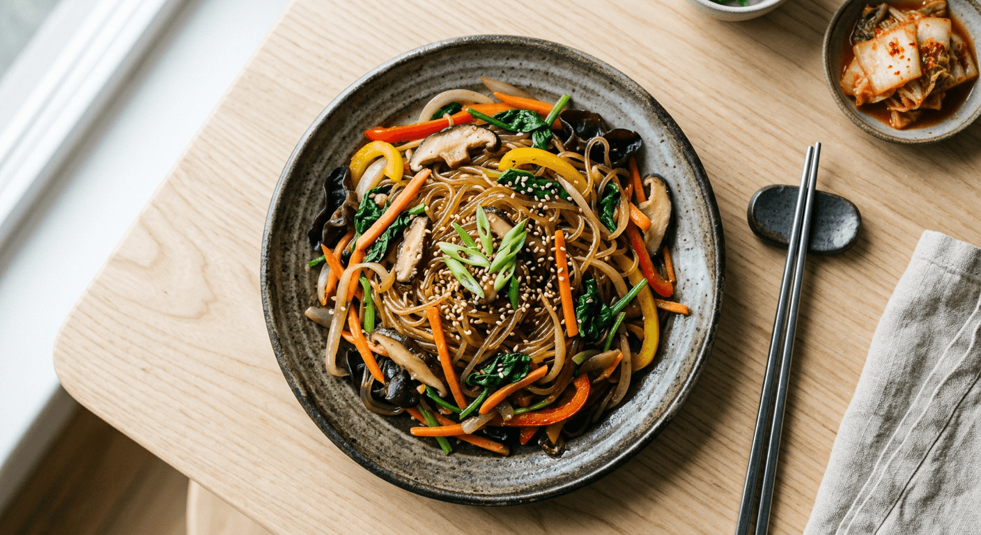 Korean Japchae With Assorted Vegetables Meatless 1771705729186 Guzl