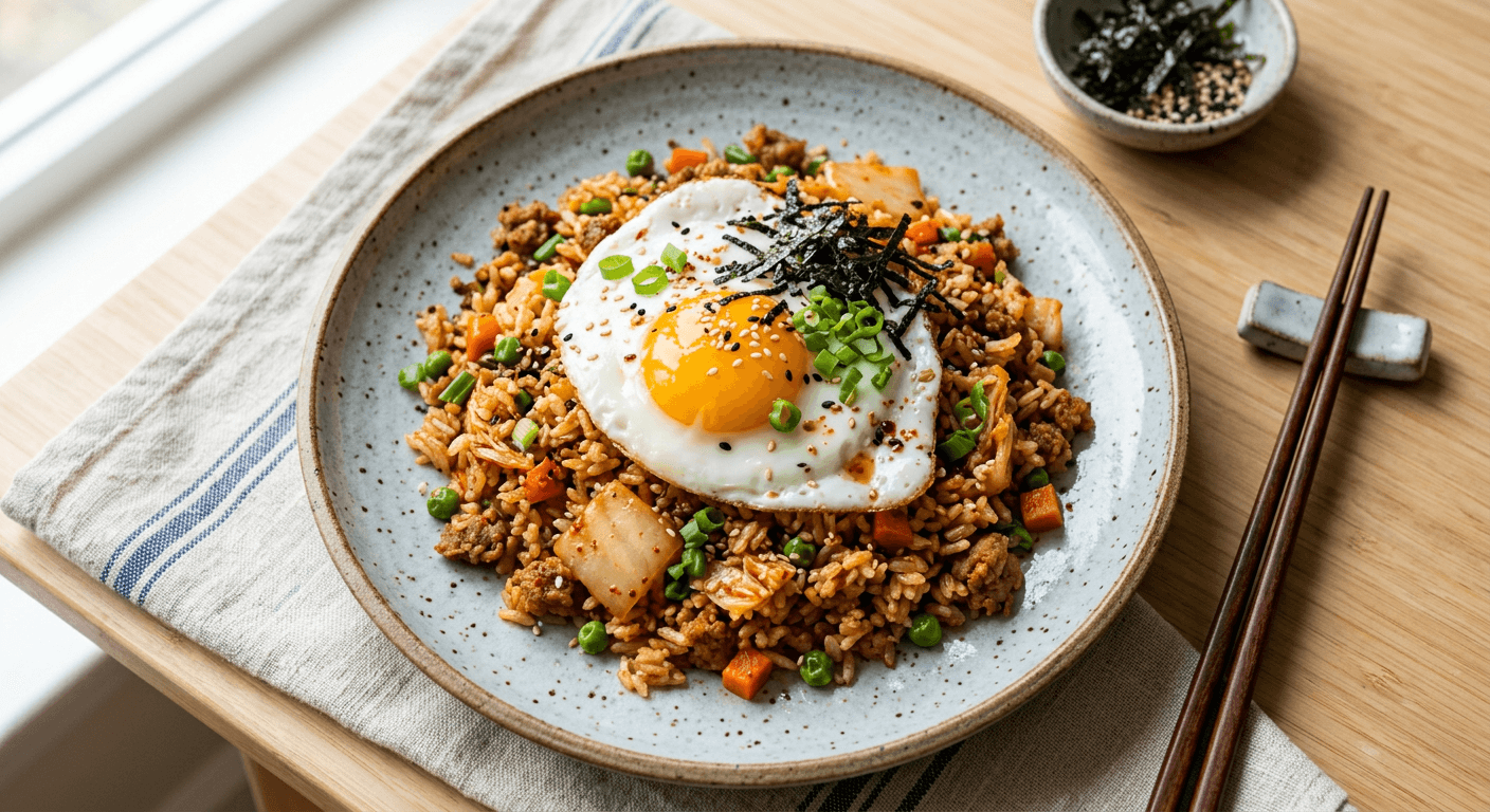 Korean Kimchi Breakfast Fried Rice 1769529381764 T75k