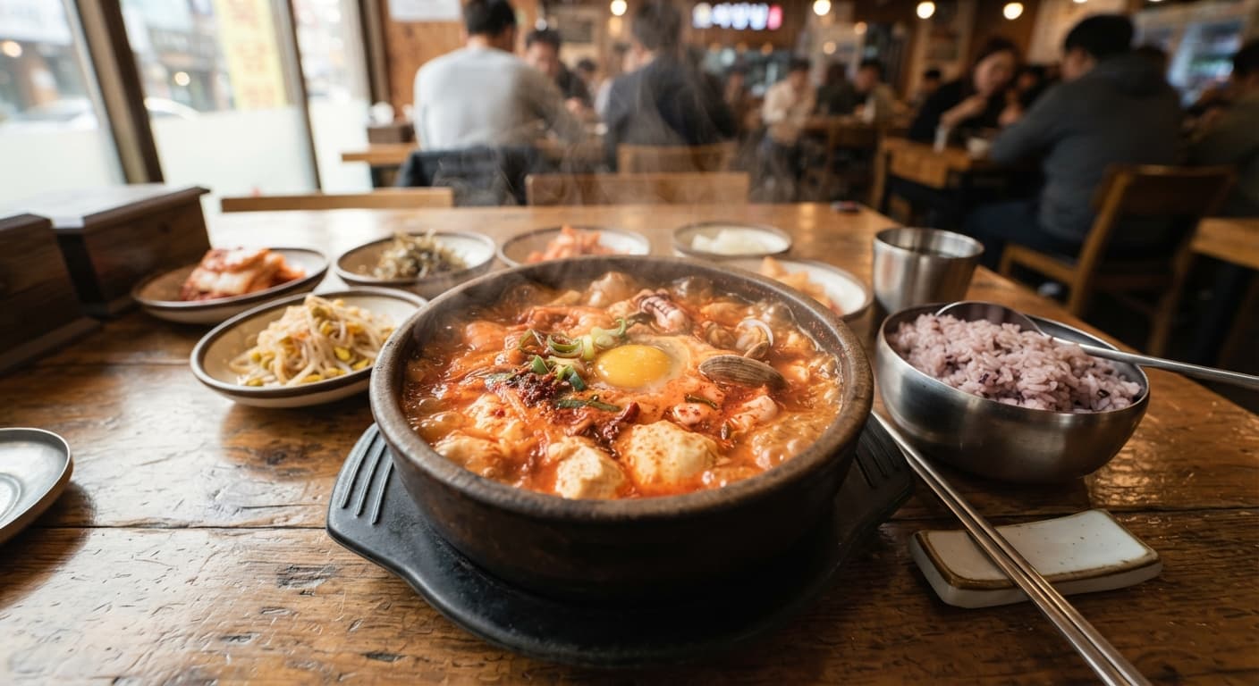 Korean Soft Tofu Stew (Sundubu Jjigae)