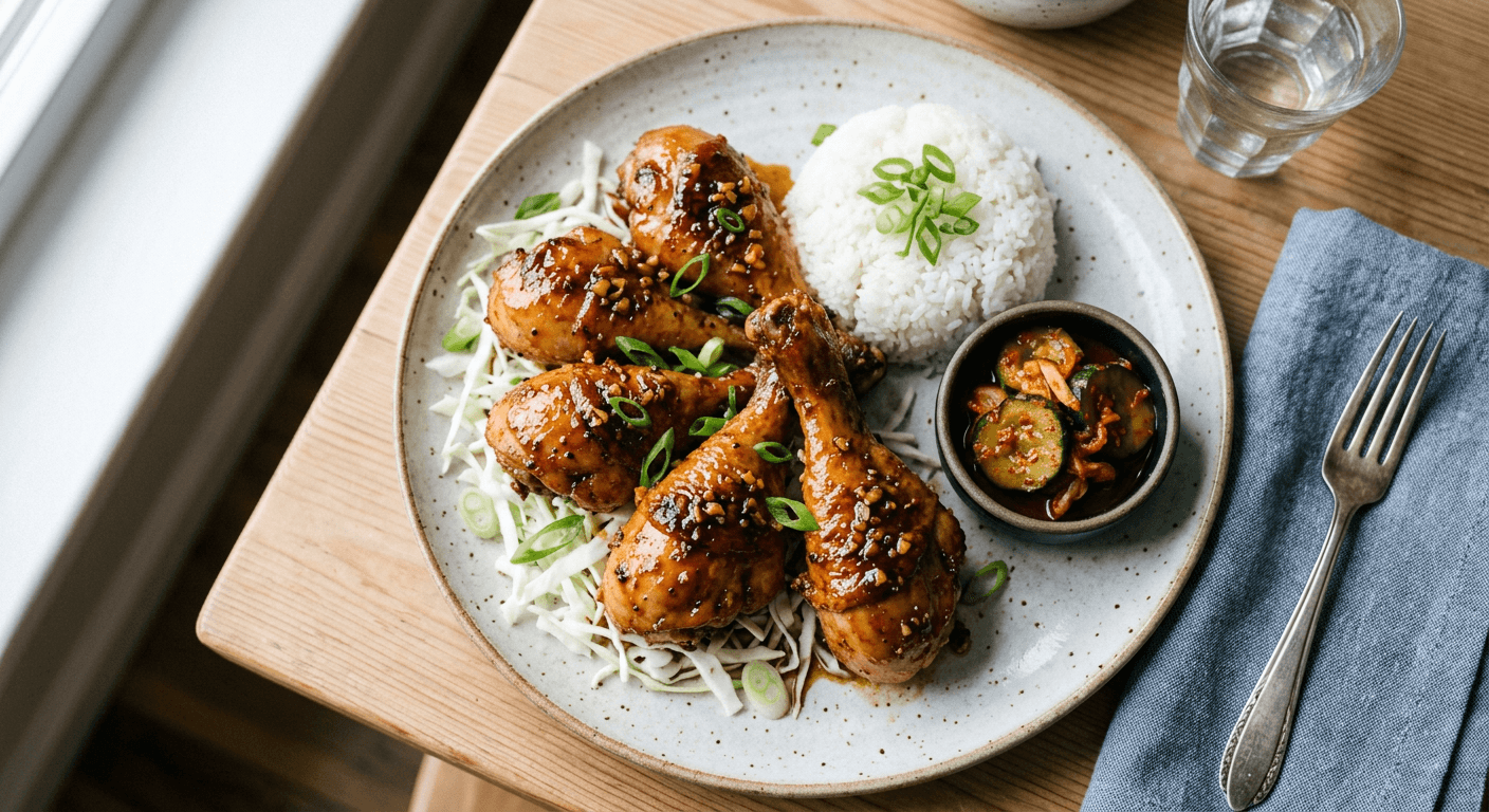 Korean Soy Garlic Chicken Drumsticks No Sesame Nuts Or Shellfish 1771028260268 Dp90