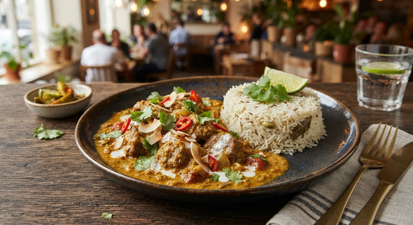 Lamb Coconut Curry with Basmati Rice
