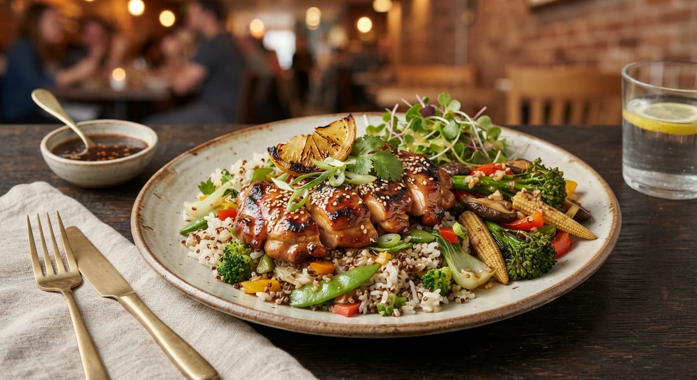 Lemon‑Ginger Poulet à la Teriyaki
