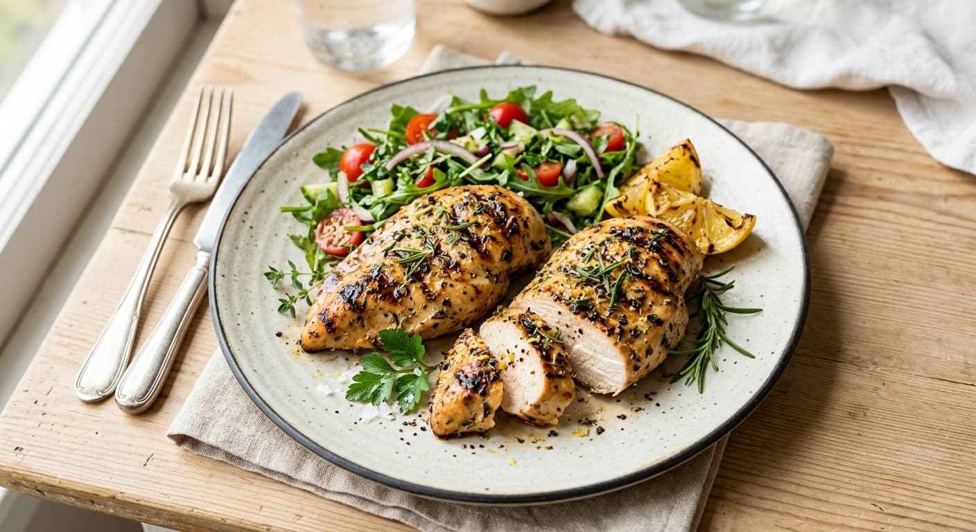 Lemon Herb Grilled Chicken Breasts