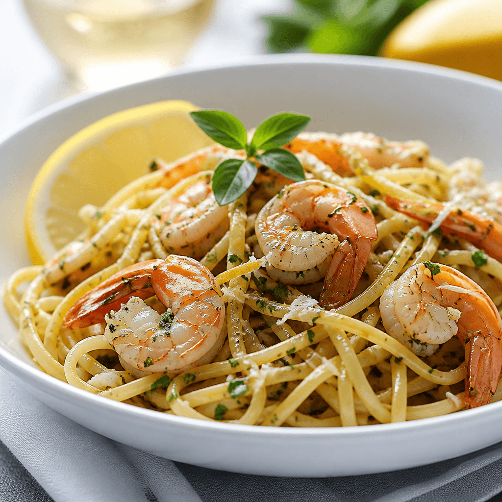 Lemon Herb Shrimp Pasta (One-Pan)