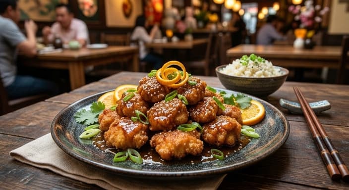 Low-Carb Chinese Orange Chicken (Crispy Baked)