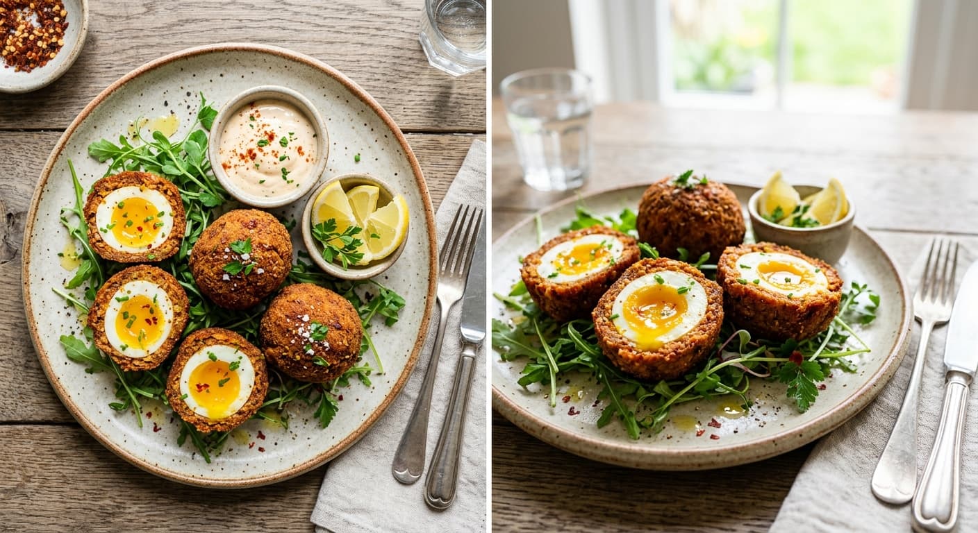 Low-Carb Scotch Eggs with Chorizo Crust