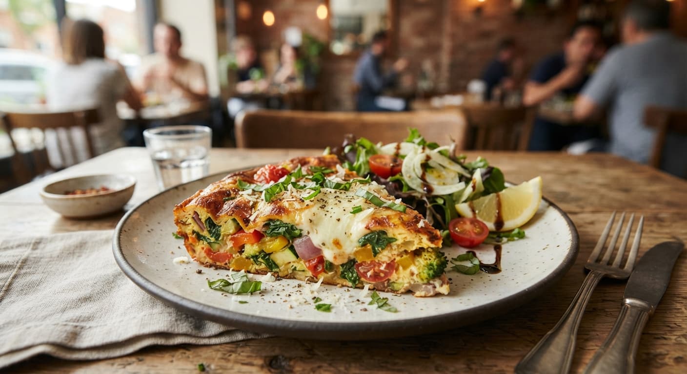 Make-Ahead Italian Baked Egg-White-Free Veggie Frittata-Style Bake