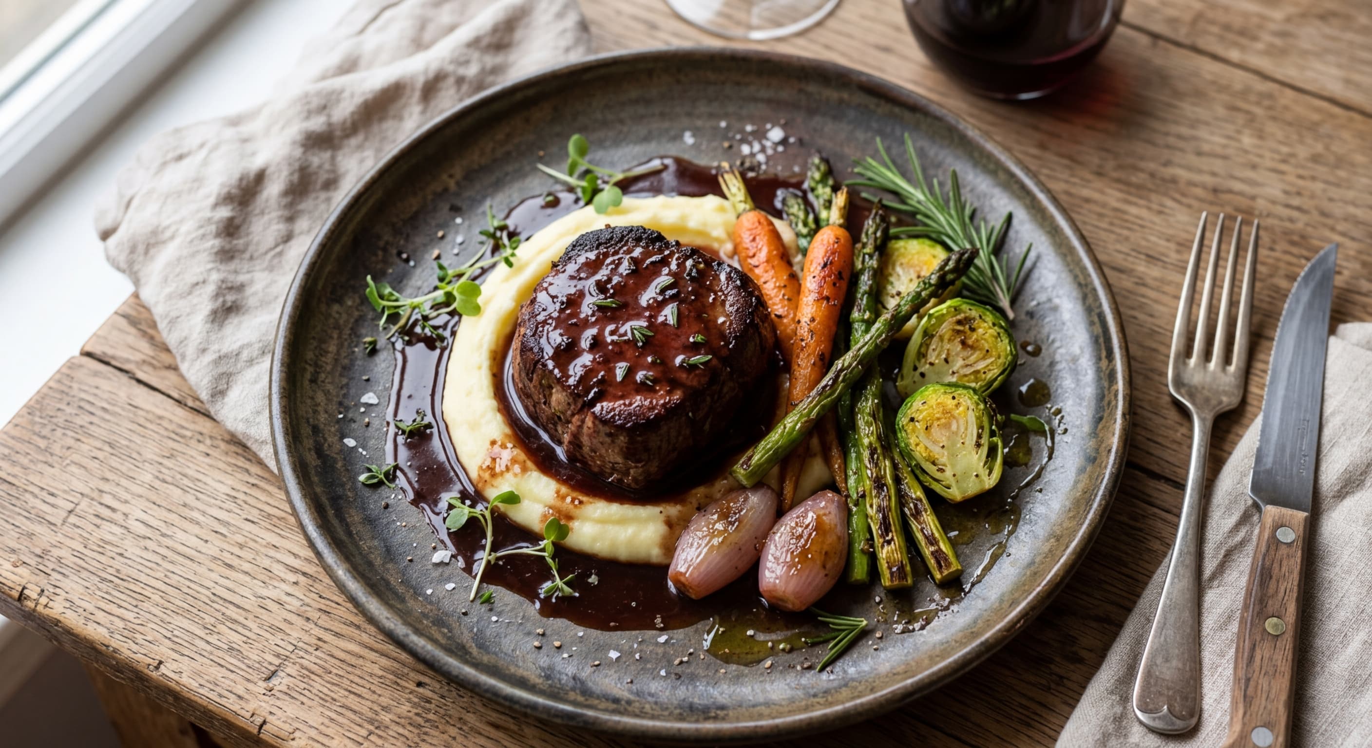 Masterchef Red Wine Reduction Beef