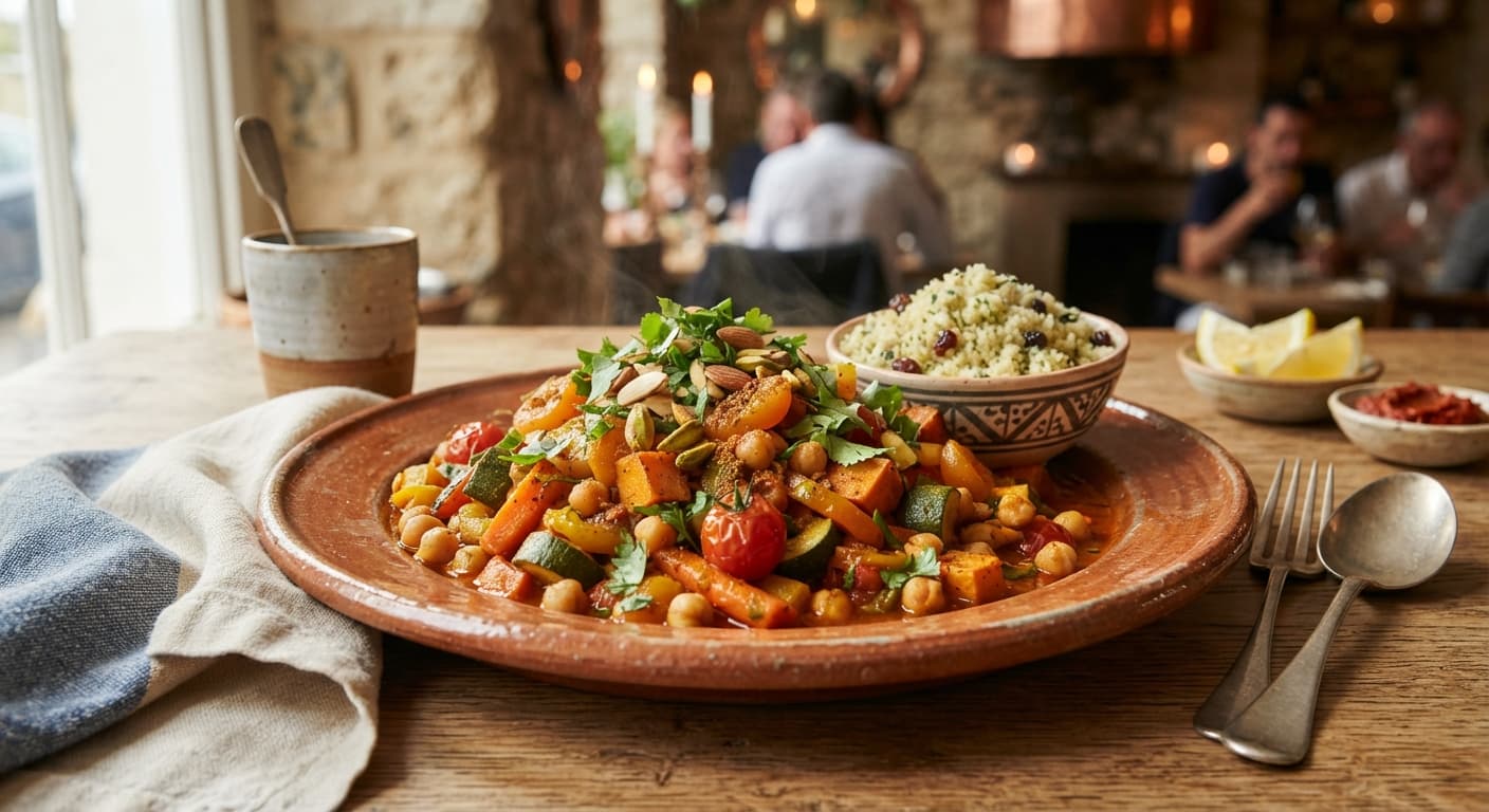 Mediterranean Chickpea and Vegetable Tagine