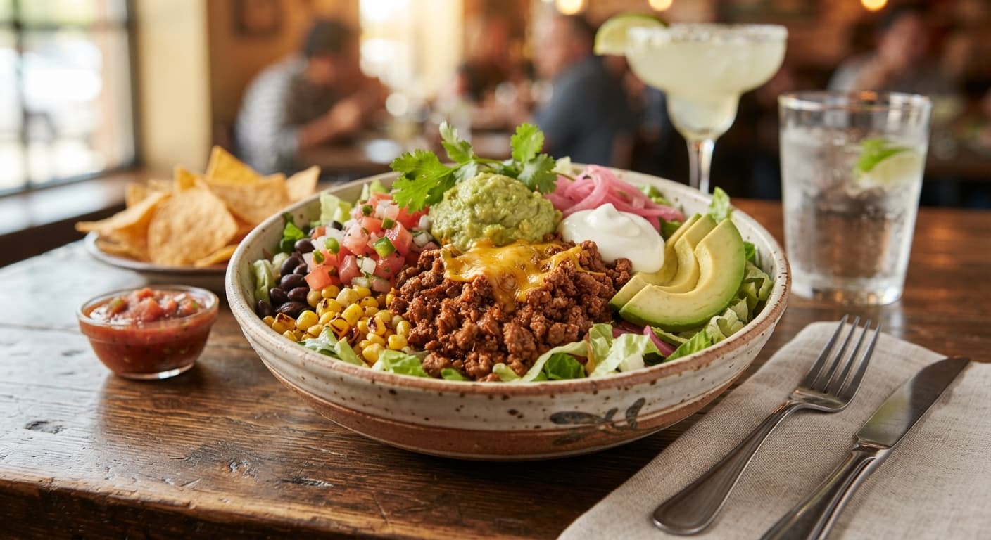 Mexican Beef Taco Salad (No Shells)