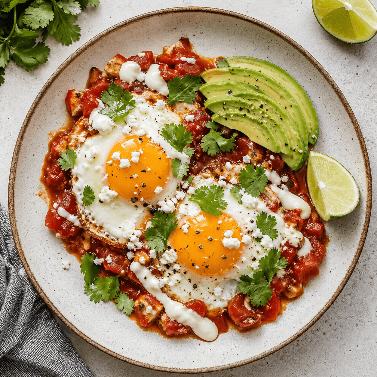 Mexican Breakfast Huevos Rancheros (Low-Carb, No Tortillas)