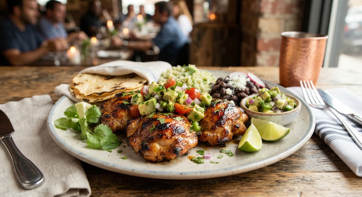 Mexican Chipotle‑Lime Chicken Thighs with Avocado Salsa