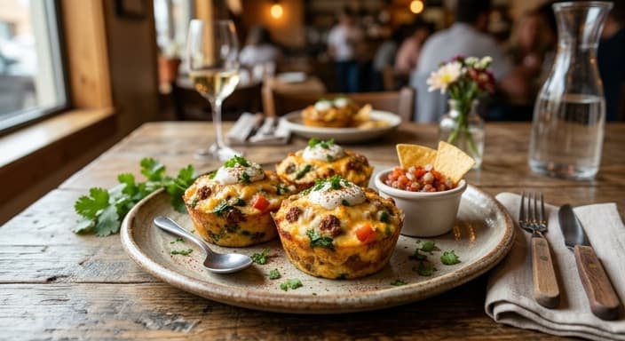 Mexican Chorizo-Style Egg Muffins with Spinach