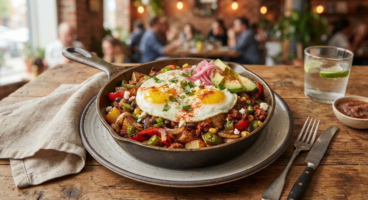 Mexican Potato and Bell Pepper Hash