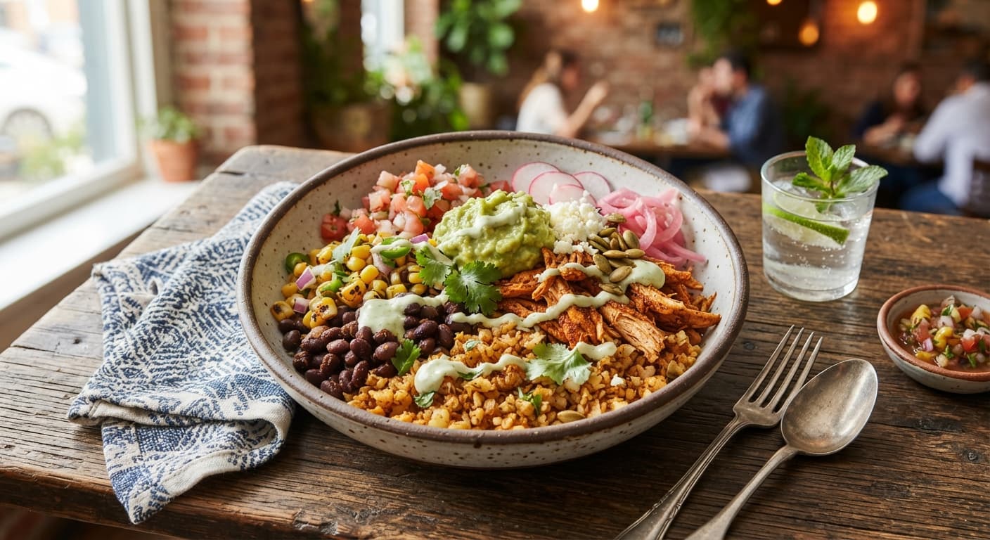 Mexican‑Style Cauliflower Rice Burrito Bowls