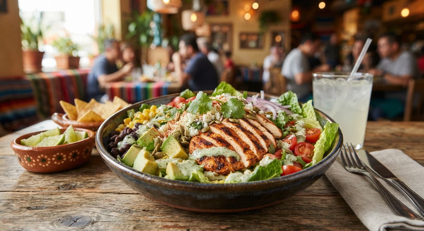 Mexican‑Style Chicken Avocado Salad