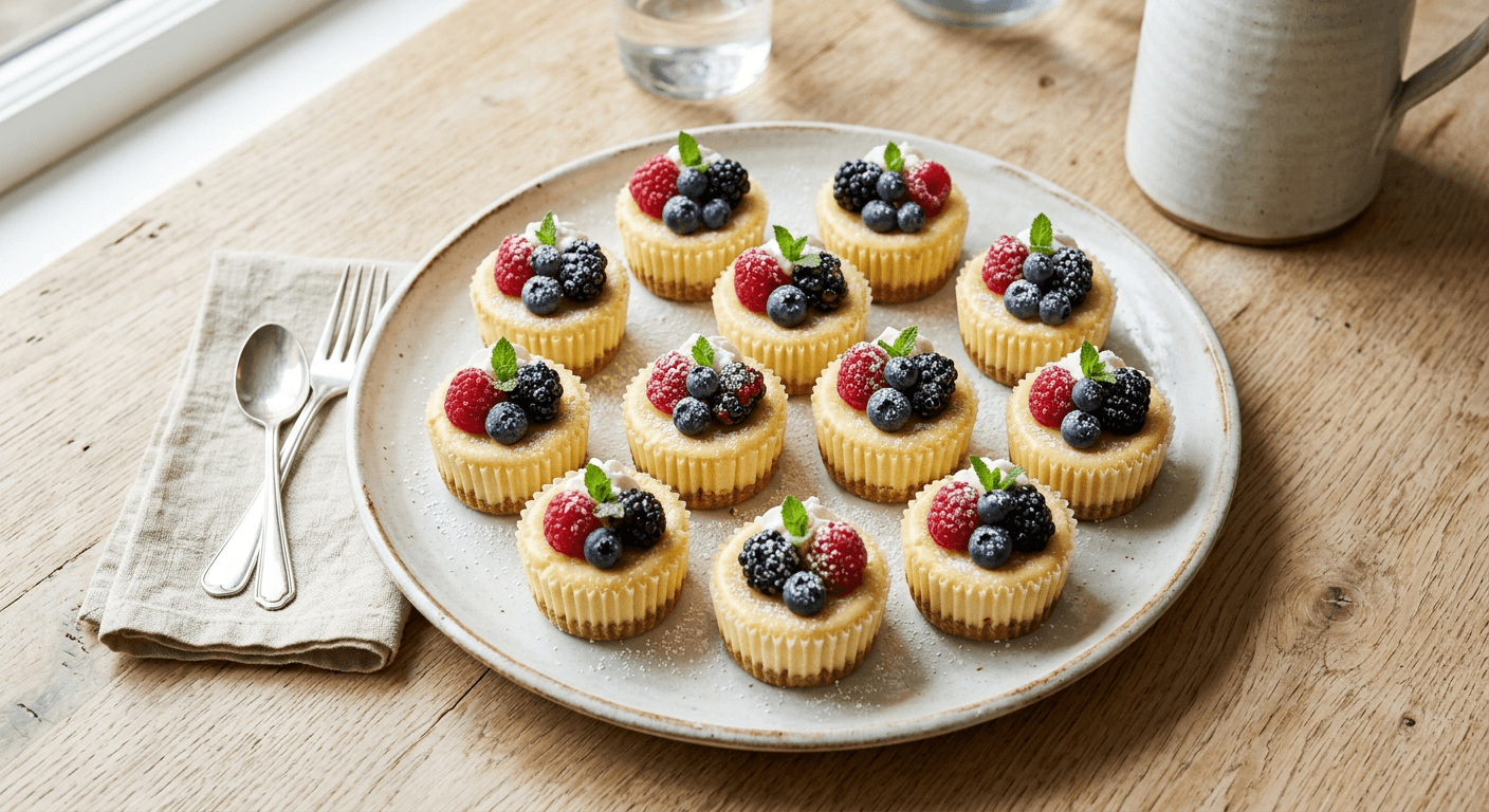 Mini Cheesecake Cupcakes
