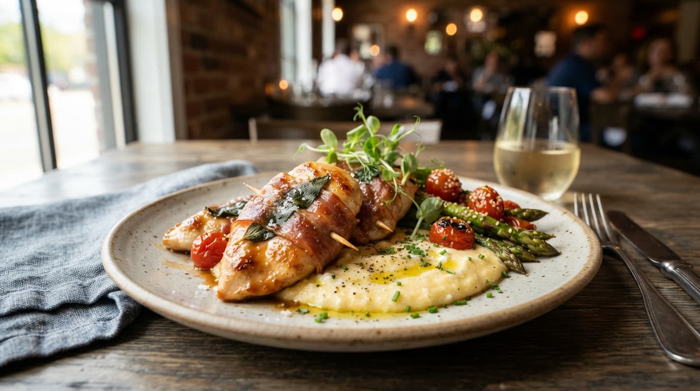 Miso-Marinated Chicken Saltimbocca