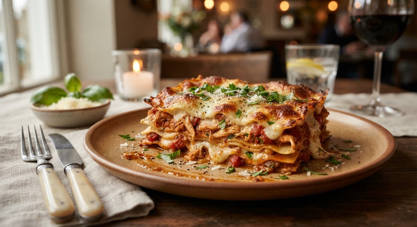 Multi-Layer Chicken Lasagna al Forno