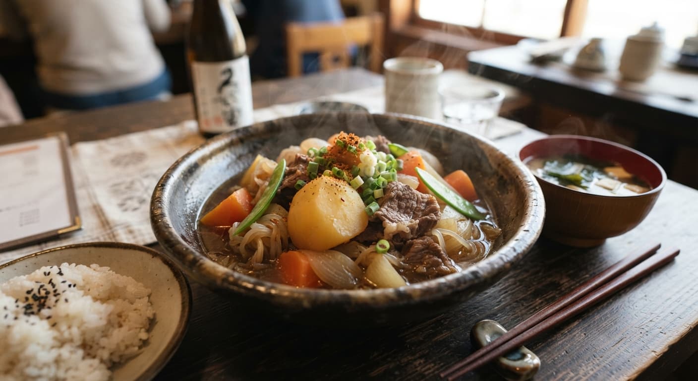 Nikujaga (Simmered Meat and Potatoes)
